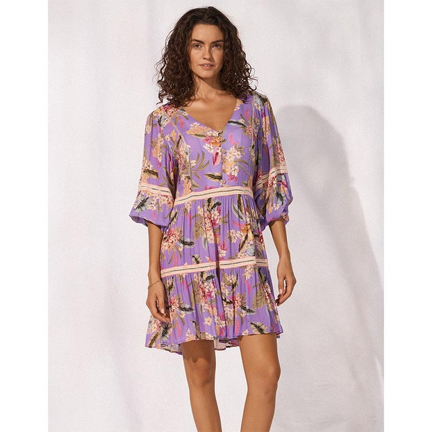 Watercult Dreamscape Tropics Tunika Lilac Pastel Mix