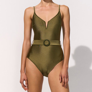 Maryan Mehlhorn Elyon Badeanzug Satin Moss