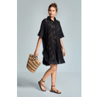 Iconique Emily Strandkleid Black
