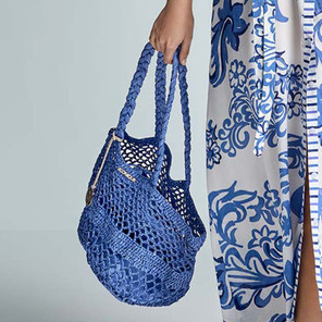 Iconique Eulalia Strandtasche Light Blu