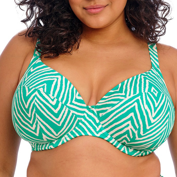 Elomi Swim Fiji Falls Plunge Bikini Oberteil Marine
