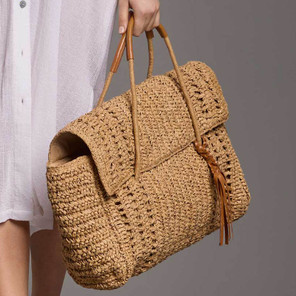 Iconique Florianopolis Strandtasche Natural