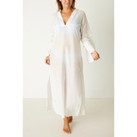Annadiva Swim French Souvenir Kaftan Off White