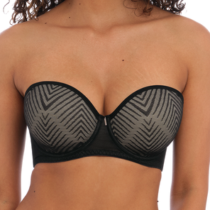 Freya Tailored Trägerloser BH Black