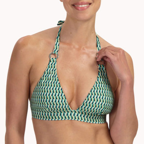 Cyell Groovy Graphic Triangle Bikini Oberteil
