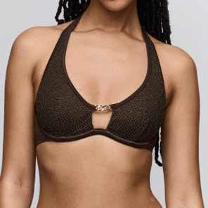 Sarda Swim Janja Bügel Bikini Oberteil Chocolate