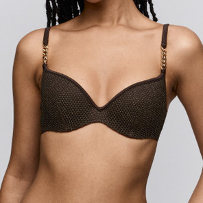 Sarda Swim Janja Plunge Bikini Oberteil Chocolate