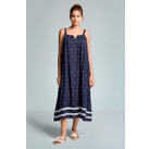 Iconique Jeanette Strandkleid Navy Blu