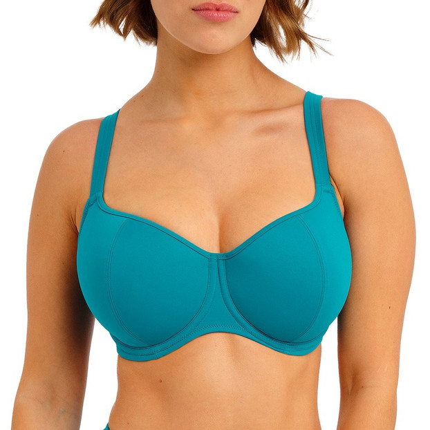 Freya Swim Jewel Cove Padded Bikini Oberteil Plain Moonstone