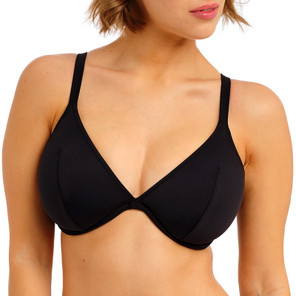 Freya Swim Jewel Cove Plunge Bikini Oberteil Plain Black