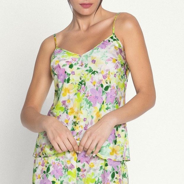 Lise Charmel L'Amour Au Soleil Spaghetti Top Soleil En Fleurs