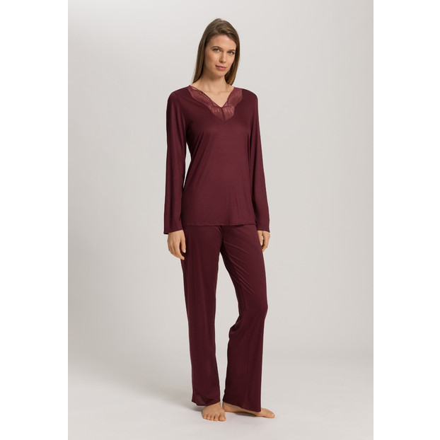 Hanro Lilith Pyjamaset Vivid Brown