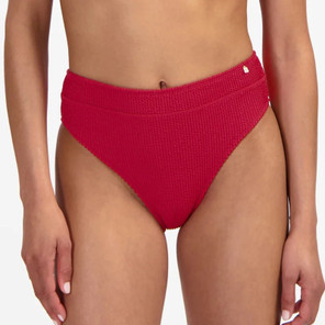 Beachlife Lipstick Red High Waist Bikini Hose
