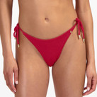 Beachlife Lipstick Red Bikini Hose mit Seitlichen Bändern