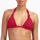 Beachlife Lipstick Red Triangle Bikini Oberteil