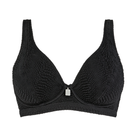 Annadiva Swim Lizzard Plunge Bikini Oberteil Black