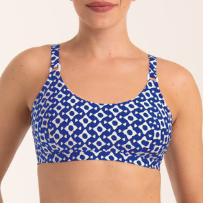 Anita Care Bademode Blue Eyes Prothesen Bikini Oberteil Ocean Blue