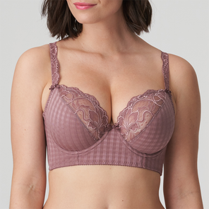 PrimaDonna Madison Longline BH Satin Taupe