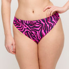 Primadonna Swim Malabo Brazilian Bikini Hose Hot Pink Zebra
