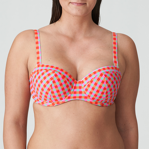 PrimaDonna Swim Marival Vorgeformter Balconette Bikini Oberteil Ocean Pop