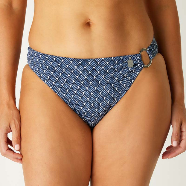 Annadiva Swim Marrakesh Blue Spezial Bikini Hose Art Deco Blue