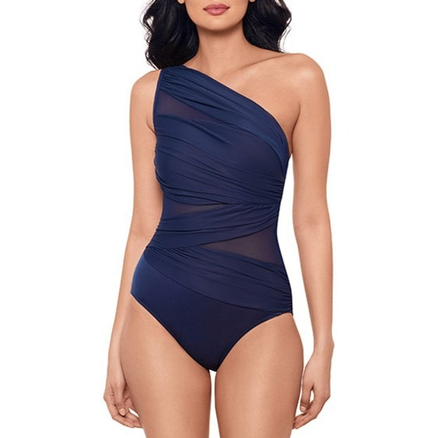 Miraclesuit Network Jena One Shoulder Badeanzug Midnight