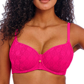 Freya Bademode Nomad Nights Padded Bikini Oberteil Fuchisa