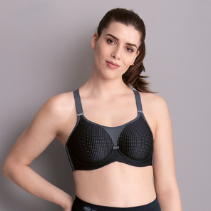 Anita Sport Performance X Wire Sport BH Schwarz/Antraciet