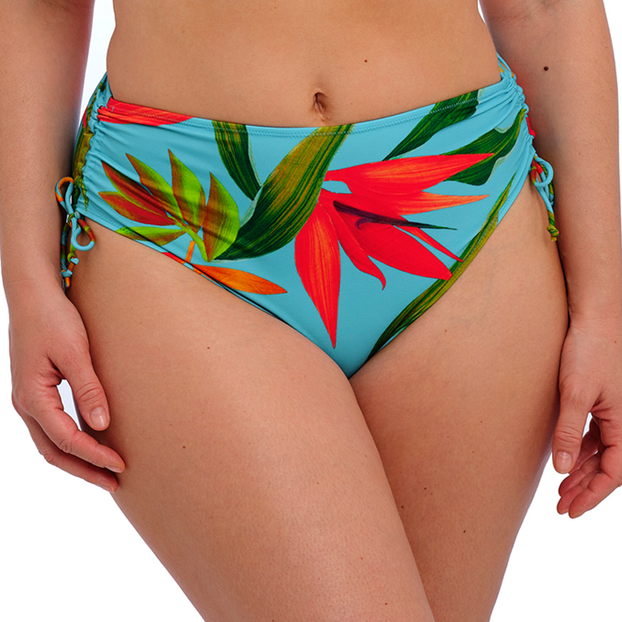 Fantasie Bademode Pichola Hohe Bikini Hose Aqua