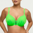 Primadonna Swim Pilon Herzform Bikini Oberteil Neon Lime