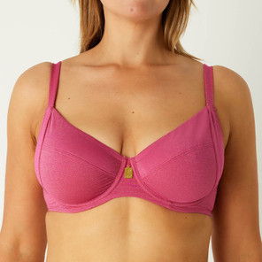 Annadiva Swim Pink Lagoon Bügel Bikini Oberteil Pink
