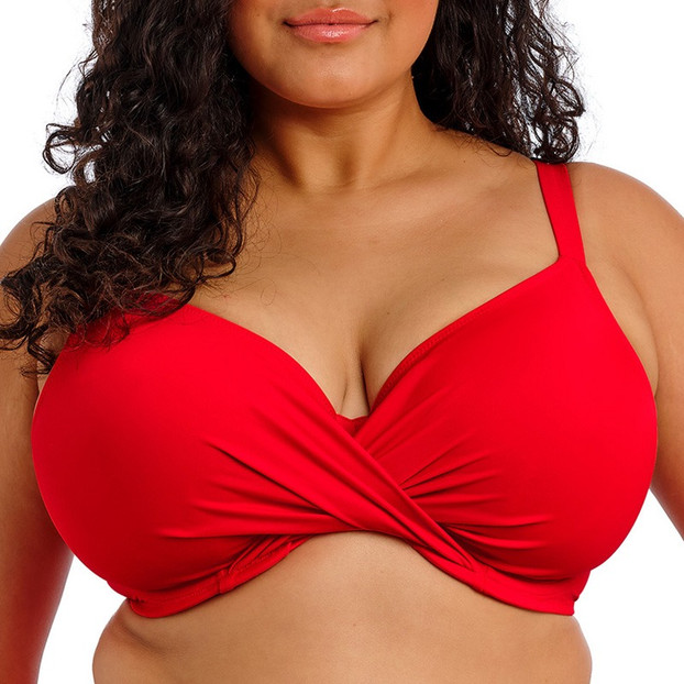Elomi Swim Plain Sailing Plunge Bikini Oberteil Lava