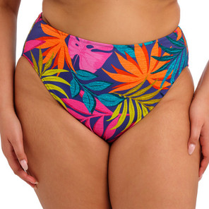 Elomi Swim Porto Rafti Hohe Bikini Hose Indigo
