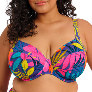 Elomi Swim Porto Rafti Plunge Bikini Oberteil Indigo