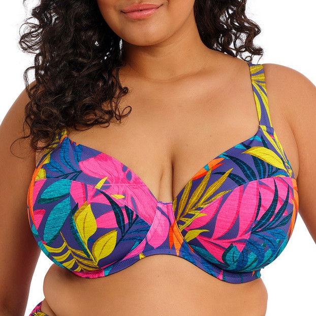 Elomi Swim Porto Rafti Plunge Bikini Oberteil Indigo