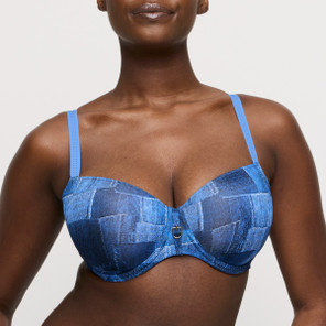 Primadonna Twist Mauna Vorgeformter Balconette BH Twill Blue