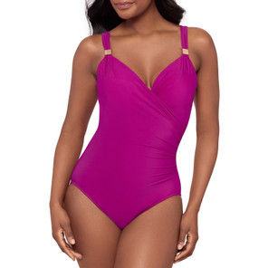 Miraclesuit Razzle Dazzle Siren Badeanzug Framboise