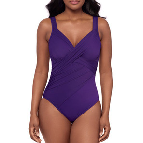Miraclesuit Rock Solid Revele Badeanzug Mulberry