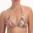 Cyell Rusty Rose Triangle Bikini Oberteil