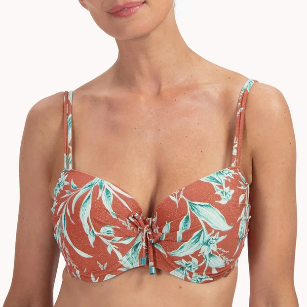 Cyell Rusty Rose Vorgeformter Bikini Oberteil