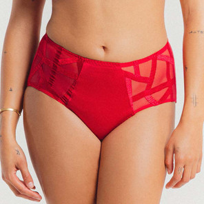 Louisa Bracq Série Taillenslip Rouge A Levret
