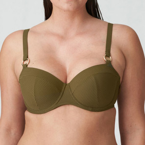 PrimaDonna Swim Sahara Vorgeformter Balconette Bikini Oberteil Olive