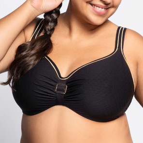 Ulla Swim Sansibar Bikini Oberteil Black