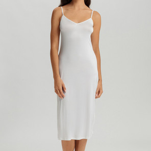 Hanro Satin Deluxe Unterkleid Off White 