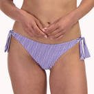 Cyell Seersucker Bikini Hose mit Seitlichen Bändern