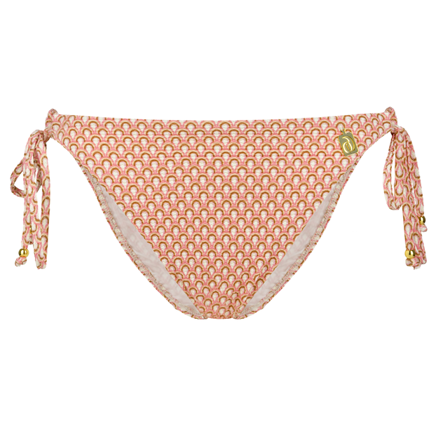 Annadiva Swim Seventies Bikini Hose mit Seitlichen Bändern Blush