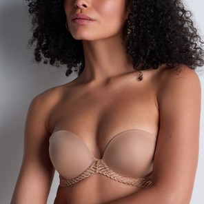 Aubade Sheer Emotion Trägerloser BH Sand