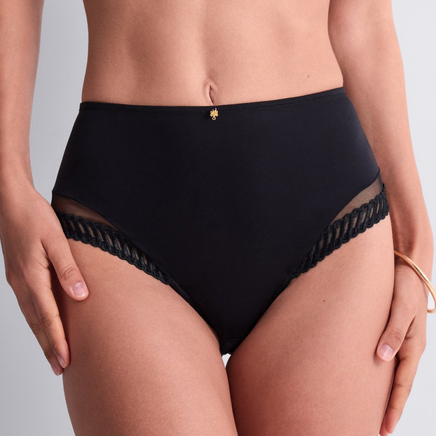 Aubade Sheer Emotion Taillenslip Black