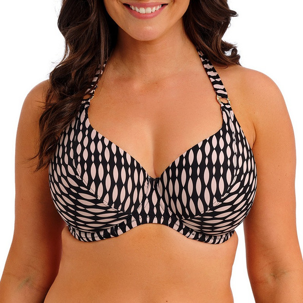 Fantasie Swim Shell Bay Neckholder Bikini Oberteil Desert Blush