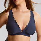 Panache Swim Signature Scallop Bikini Oberteil Ink Blue